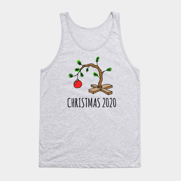 Christmas 2020 Sad Tree Tank Top by Bigfinz